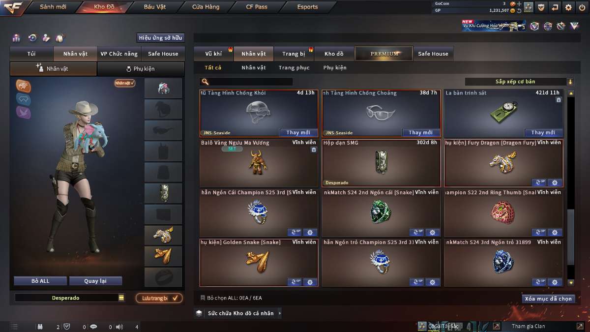 shop acc cf uy tin gia re